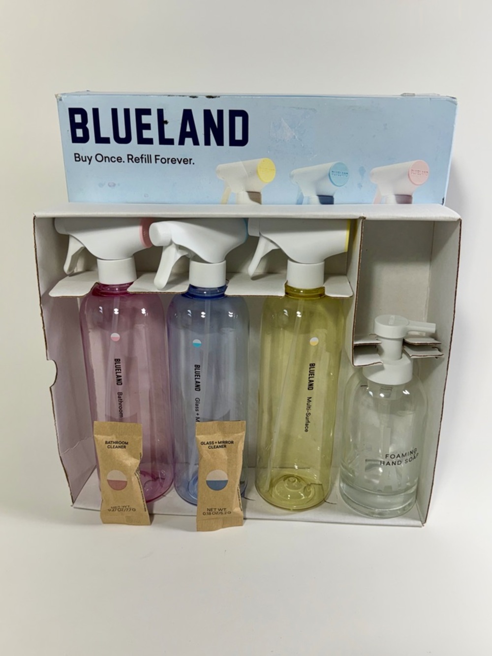 Blueland Refillable Kit with 2 Cleaning tablets